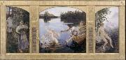 Akseli Gallen-Kallela The Aino triptych oil painting artist